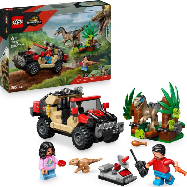 LEGO® Jurassic World 76972 Únik před raptorem v terénním autě - LEGO® Jurassic World™