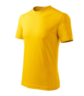 Classic tričko unisex žlutá 3XL