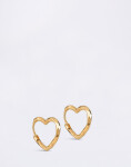 ENAMEL Copenhagen Hoops, Organic Heart Small 925S/GP/M