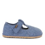 Chlapecké barefoot bačkory FLEXY WOOLY Denim; Froddo; G1700378-1; modrá - 23