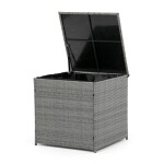 Zahradní sestava, polyratan, šedá, AZ-F1911 GREY