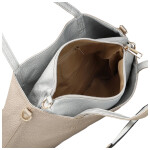 Módní koženkový set kabelek Maricela, zlatý