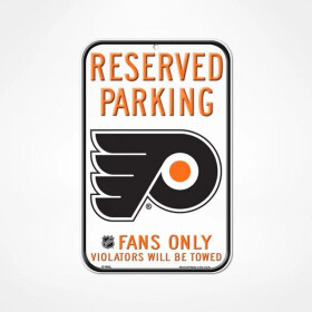 Wincraft Cedule Philadelphia Flyers Reserved Parking Sign