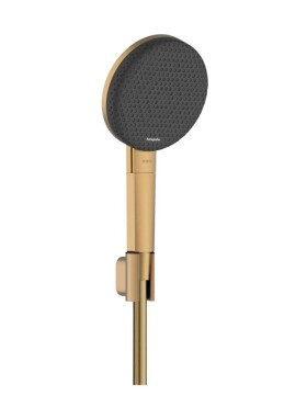 HANSGROHE - Raindance Alive Select S Set sprchové hlavice, držáku a hadice, 3 proudy, EcoSmart, kartáčovaný bronz 24612140