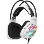 A4tech Bloody G565 Energy bílá / Herní sluchátka s mikrofonem / 7.1 / Mikrofon integrovaný / USB / RGB / 2 m (A4TSLU47749)