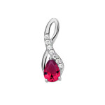 LUNICA Stříbrný přívěsek RED 0145 Ag 925; ≤1,2 g.
