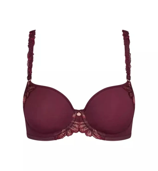 Dámská podprsenka Freesia Florale WP vínová burgundy (00EG) 075C