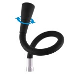 RAV Slezák - SÁZAVA - Dřezová baterie s flexibilním ramínkem, Chrom/Černá, 3,8", SA306.0/13