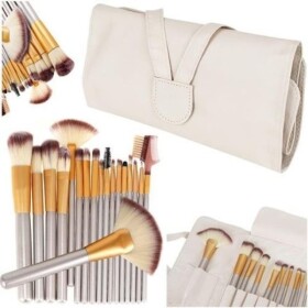 Beautylushh Kosmetické štětce 18 ks v pouzdře P8572