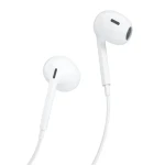 Dudao X14 PRO drátová sluchátka do uší bílá / s mikrofonem / 3,5 mm mini jack / kabel 1.2 m (95382)