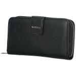 Trendy dámská koženková peněženka MaxFly Fabriz, černá