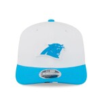 New Era Pánská kšiltovka Carolina Panthers NFL 2025 Training Camp 9SEVENTY Stretch-Snap OTC White