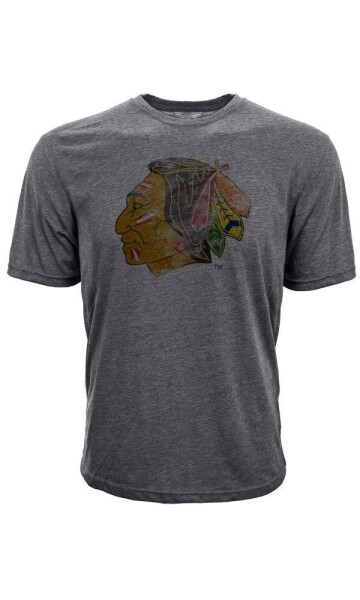 Levelwear Pánské Tričko Chicago Blackhawks Retro Tee Velikost: S