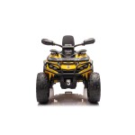 Mamido Dětská elektrická čtyřkolka Can-Am Outlander ATV 4x200W žlutá