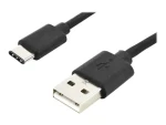 Digitus USB kabel USB-C - USB-A černý / USB kabel / USB 2.0 / 480 Mbit/s / 1,8 m (AK-300154-018-S)