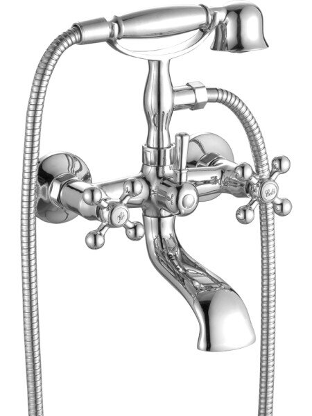 Kuchinox - STILO nástěnná vanová baterie s příslušenstvím, chrom BKI_011D