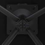 Židle jídelní a konferenční, žlutá látka, černé kovové nohy, otočný mechanismus