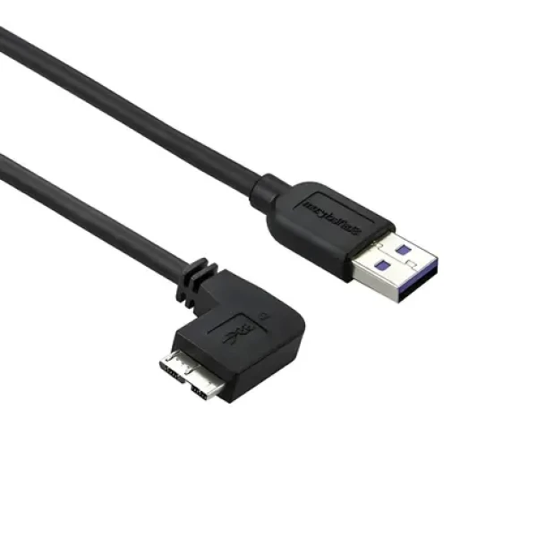 StarTech USB-A - Micro-USB B slim kabel černá / Kabel / USB 3.0 / 5 Gbit/s / 1 m (USB3AU1MLS)