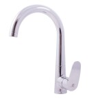 RAV Slezák - AMUR - Dřezová baterie s flexibilním ramínkem, Chrom, 1/2" AM719.5