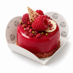 Cake star Podložka pod minidezert FLOWER bílá 6,5 × 6,5 cm 100ks