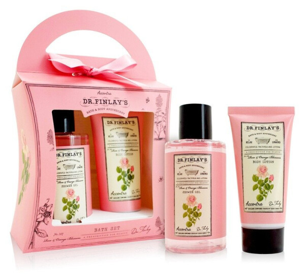 Set koupelový DR. FINLAY´S v dárkové krabičce Růže a neroli 140ml + 60ml
