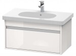 DURAVIT - Ketho Umyvadlová skříňka 41x80x46 cm, 1 zásuvka, lesklá bílá KT666702222