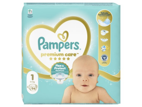 Pampers Premium Care, vel. 1, 94 ks