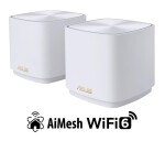ASUS ZenWiFi XD4 Plus 2-pack white Wireless AX1800 Dual-band Mesh WiFi 6 System EDF_151760