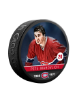 Inglasco / Sherwood Puk Pete Mahovlich #20 Montreal Canadiens Souvenir Collector Hockey Puck