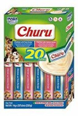 Churu Dog BOX Chicken with Seafoods Variety 20x14g