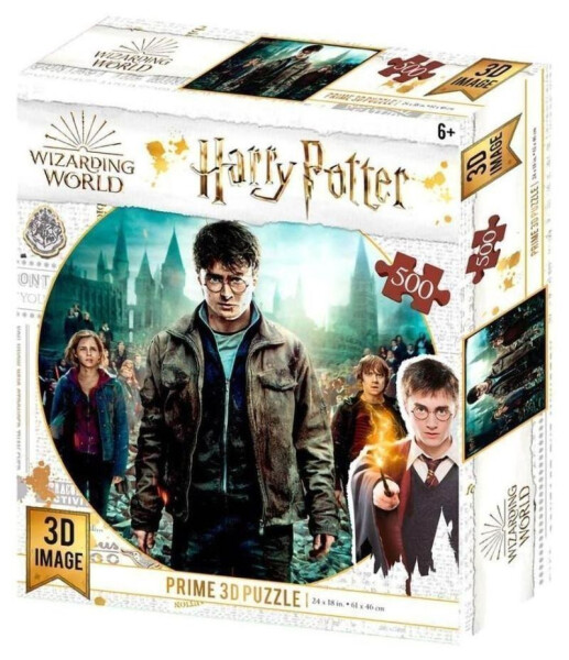 Harry Potter 3D puzzle - Harry, Hermiona, Ron 500 dílků - Rossi
