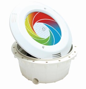 Vagnerpool Podvodní světlomet VA LED RGB-DMX; barevné, PF, 12 V; 55 W, bílá barva, pro betonové bazény