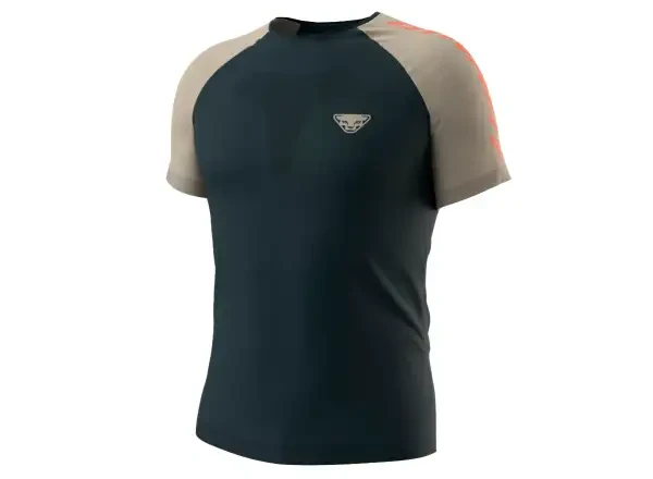 Dynafit Ultra S-Tech pánské triko krátký rukáv Blueberry/Rock Khaki vel. S/M
