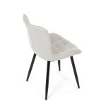 Jídelní židle, béžová, látka, HC-462 BG2