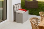 TOOMAX WOODYS zahradní plastový úložný box 160 L - světle šedá