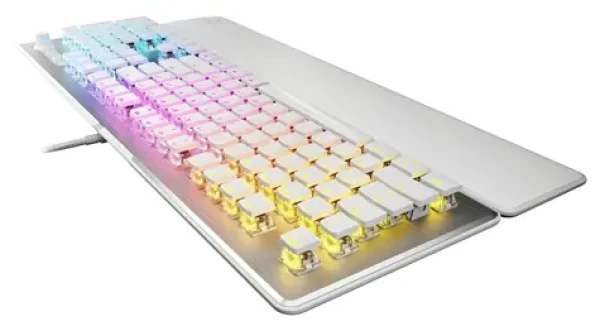 Turtle Beach Vulcan II TKL bílá / Herní klávesnice / mechanická / RGB / Red switch / US (TBK-1002-11-US)
