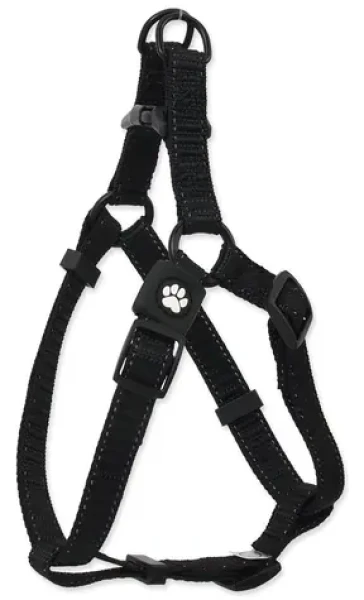Active Dog Premium S černá / Postroj pro psy / Nylon / 1,5x45-63 cm (0904-91121)