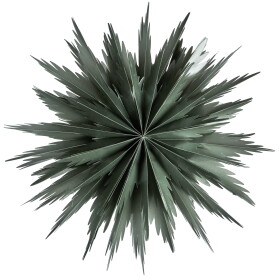 Watt & Veke Závěsná svítící hvězda Liz Green 50 cm, zelená barva, papír