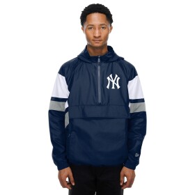 New Era Pánská bunda New York Yankees MLB Quarter Zip Windbreaker Velikost: XL