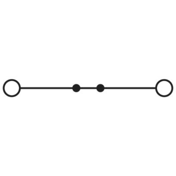 Phoenix Contact 3211778 průchodková svorka 6.2 mm pružinová svorka bílá 50 ks