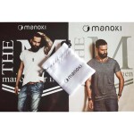 Pánský náramek Hugo z pravé kůže a chirurgické oceli, Černá 21 cm (možnost zkrácení)