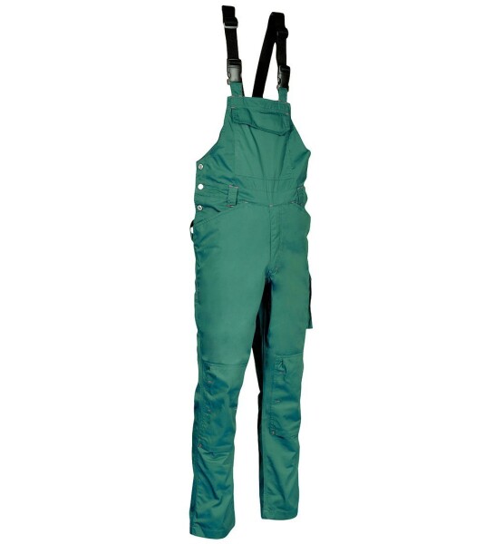 Pracovní kalhoty s laclem COFRA MOMBASA Barva: Zelená, Velikost: XL (CAMOMBASA_08_XL)