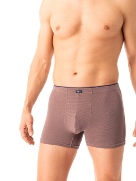 Boxerky Key MXH 358 B25 M-2XL hnědá XL