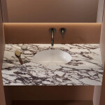 OMNIRES - SHELL M+ umyvadlo zapuštěné do desky, 38 x 25 cm, lesklá bílá SHELL380UPBP