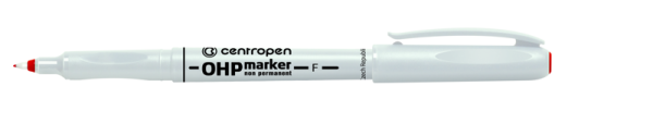 Popisovač Centropen OHP 2646 F NON-PERMANENT - červený