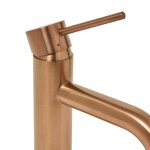 Umyvadlová baterie SAT Aurum bez výpusti broušená rose gold SATBAUR271BRG SATBAUR271BRG