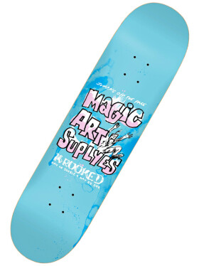 Krooked MAGIC ART SUPPLYES skateboard deska - 8.06