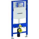 GEBERIT - Duofix Set předstěnové instalace, klozetu Gaia a sedátka softclose, tlačítko Sigma01, lakovaný matný chrom SANI11CA1117