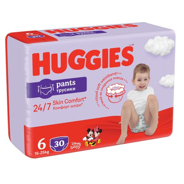Huggies Pants Jumbo 6, 15-25 kg, 30 ks