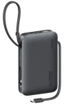 USAMS CD228 XR Series černá / Powerbanka / 10000 mAh / 20 W / USB-C + Lightning kabel / 4 výstupy (10KCD22801)